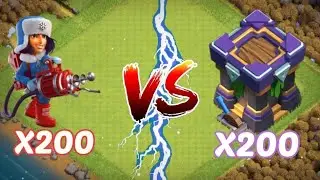 X200 cryoneer VS X200 archer tower || Epic Battle😱 || Who Will Win || #nitroved #clashofclans