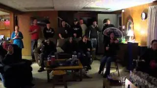 Pink flamingo reaction