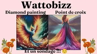 #wattobizz #broderie#pointdecroix #crossstitch#diamondpainting #peinturediamant#broderiediamant #diy