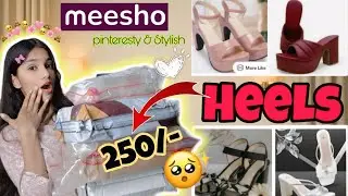 )🔥 Meesho Viral Heels Try On Haul 😱 | ₹250 Se Stylish Party Heels 💖 | Girls Budget Fashion 2026