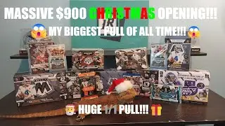 MY BIGGEST PULL EVER! ABSOLUTELY HUGE 1/1 AUTO! Massive $900 Christmas Opening! Merry Christmas! 🎅