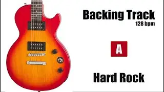 Backing Track Hard Rock A 128bpm #guitarjam #rugyguitar