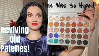 REVIVING OLD EYESHADOW PALETTES//Morphe Jaclyn Hill Palette