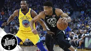 Should Durant, Giannis be tied for 4th on ESPN's NBArank top 10 list? | The Jump | ESPN