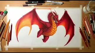 I Drew This Dragon&hellip; The Ending Is INSANE 😱