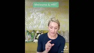 HRT & its impact on hormonal hyperpigmentation. #hyperpigmentation #estrogen #melasma