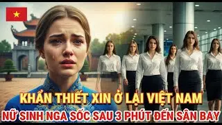 Nữ sinh Nga học tập tại Việt Nam: Đến sân bay Tân Sơn Nhất sốc sau 3 phút, không muốn về nước Nga!