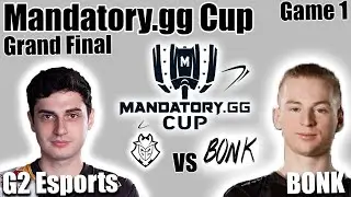 G2 vs BONK game 1 - Finals | Mandatory.GG Cup | Valorant Ignition Series