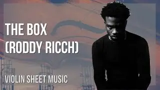 Violin Sheet Music: How to play The Box by Roddy Ricch