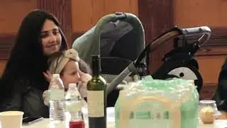 shmulik saying maamar at his son bris