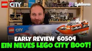 Ein neues LEGO City Boot! Review LEGO 60504 Rettungsboot der K&uuml;stenwache!