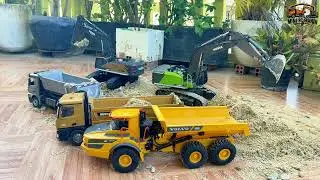 Amazing RC Construction Crew 🚧 HUINA 1536, Huina 1593 & Volvo