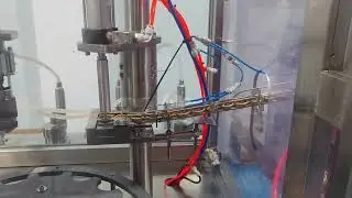 AILE 60CPM Valve Without Tube Type Automatic Feeding Machine For Aerosol Filling Line