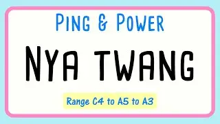 Mixed Voice Vocal Exercise Female | Sing with Power | NYA TWANG