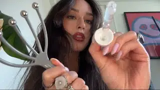 [ASMR] face & head massage 💆🏻‍♀️ (skin care, fast & aggressive personal attention)