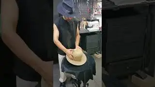 یه فدورای خاص 😎#کلاه #hats #hatmaking #cowboys #custom