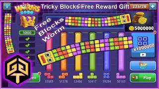Worms Zone Free Blocks Worm Reward Tricky Blocks 2024 50,000 Blocks Wheel of Fortune Bonus Trick