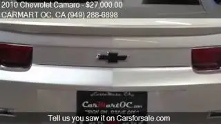 2010 Chevrolet Camaro for sale in ORANGE COUNTY, COSTA MESA,