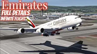 Flying Emirates A380 In Infinite Flight Simulator 🔥| Infinite Flight | Flight Simulator In Android