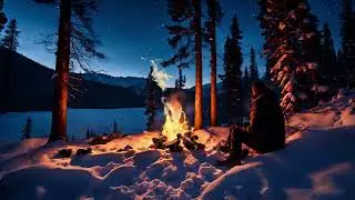 Wink Of Stars / Relaxing winter forest camping and music