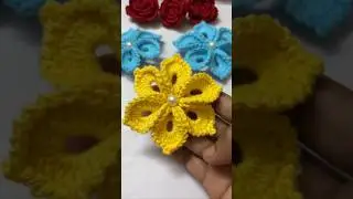 🌼👌Wow Amazing💯👌Super easy crochet flower motif making for Beginners🌷#crochet #diy #shorts #trending