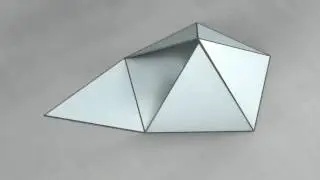 Net of Pentagonal Pyramid / Розгортка п'ятикутної піраміди / Развертка пятиугольной пирамиды (J2)