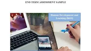 Aiou Solved Assignment (8610) ETA Human Development and Learning  Sample Autumn 2019