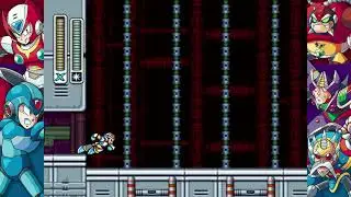 Mega Man X - Spider Boss Fight