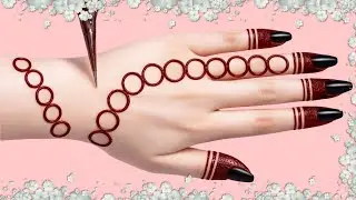 Simple Trick Mehndi Design / Back Hand Mehndi Design / Mehandi ki Design / Viral Video / 