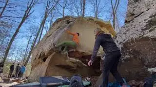 The Wave (V6) - Stone Fort, LRC