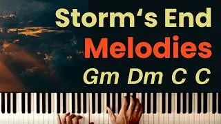 Storm's End - Piano Improvisation (Listen & Learn - On-Screen Tips)
