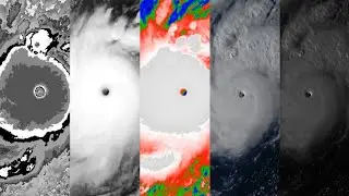 Super Typhoon Goni (22W/Rolly) 2020 Vis & IR Himawari-8 