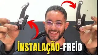 COMO instalar o FREIO V-brake do jeito certo | RÁPIDO passo a passo em casa