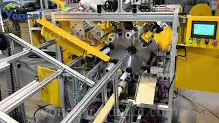 Automatic Paint Roller Finishing Machine