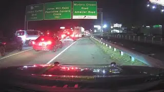 Lanes shut down on Peachtree Industrial Blvd.  after shooting involving officer