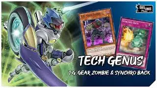 T.G. GEAR ZOMBIE x SYNCHRO BACK / New Tech Genus Supports! Clear Mind! [Yu-Gi-Oh! Duel Links]