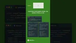Custom Checkbox Pure CSS - Using HTML & CSS  