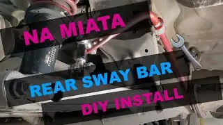 NA Miata rear sway bar install 🔧