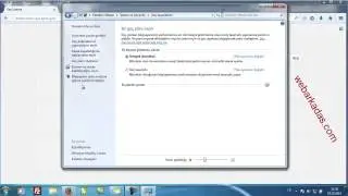 Windows 7 Uyku Modu Ayarları D&uuml;zenleme