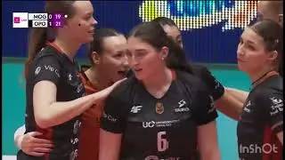 Uxue Guereca 🇲🇽 con su Club UNI Opole vs Sokót & Hagric Mogilno. (TauronLiga) liga polaca 🇵🇱.