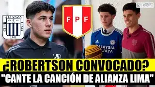 They confirm that Alexander Robertson will be called up to the Peruvian national team.