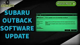 Latest Subaru Outback Software Update Step by Step Guide!