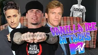 That Time Vanilla Ice Almost Injured Jon Stewart and Denis Leary on MTV