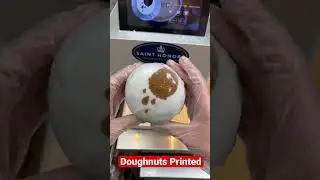 Doughnuts Printing 😮❤️ #shorts #short #foodie