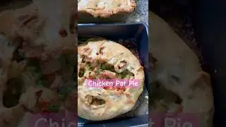 Beautiful Chicken Pot Pie, #chickenpotpie, #potpie, #pocketpizza,#pastry,#baking,#piecrust, #crusty