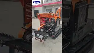 Compact Tractor and Small Excavator with Eco-friendly Emissions #rotarytiller #tractor #cultivator