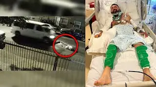 Man dragged 25-feet after being run over in LA hit-and-run crash