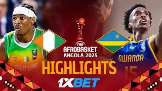 C&ocirc;te d'Ivoire 🇨🇮 vs Rwanda 🇷🇼 | 1XBET Highlights | #AfroBasket 2025