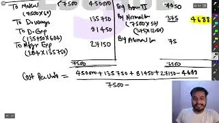 03 Illustration 3 Process & Operation Costing || Process and Operation Costing Ca Inter