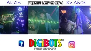 Robot Led Argentina 2019  -ALICIA - DIGIBOTS ROBOT LED SHOW -